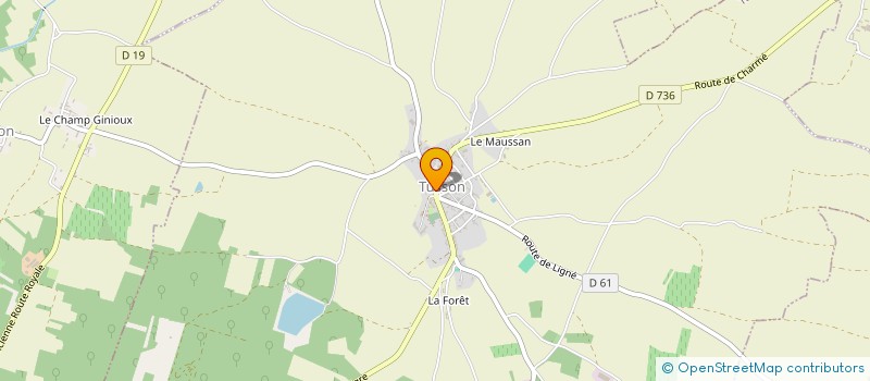 localisation de l'entreprise CHEZ CARO & STEPH  CHARME