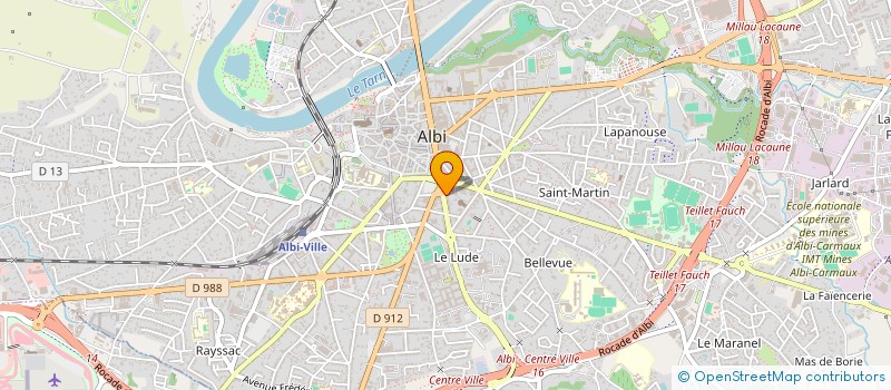 localisation de l'entreprise CHEZ CAROLE à ALBI