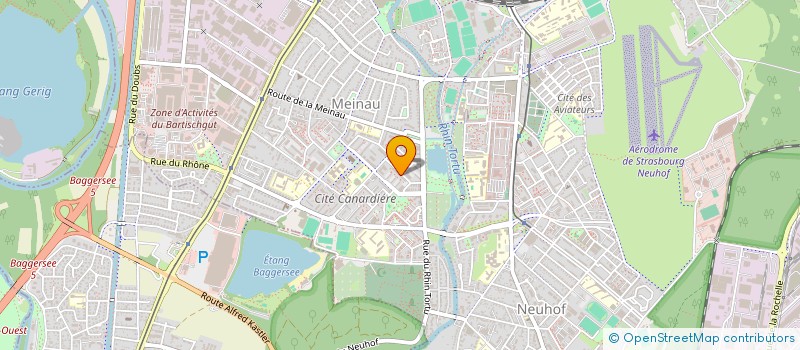 localisation de l'entreprise CHEZ CAT'SY  STRASBOURG