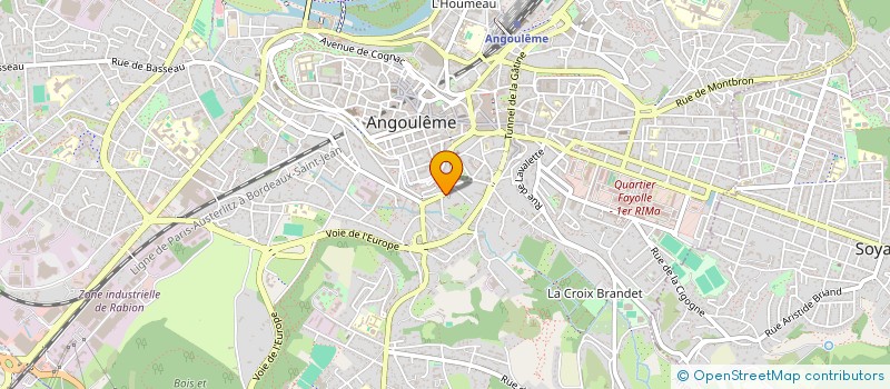 localisation de l'entreprise CHEZ CAX à ANGOULEME