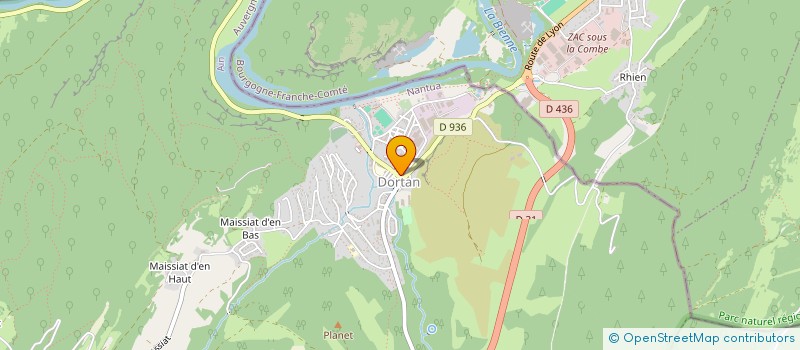 localisation de l'entreprise CHEZ CELINE à DORTAN