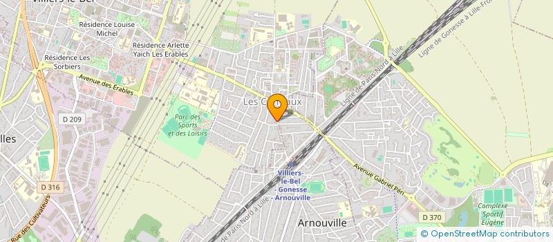 localisation de l'entreprise CHEZ CEMAL BABA  VILLIERS-LE-BEL