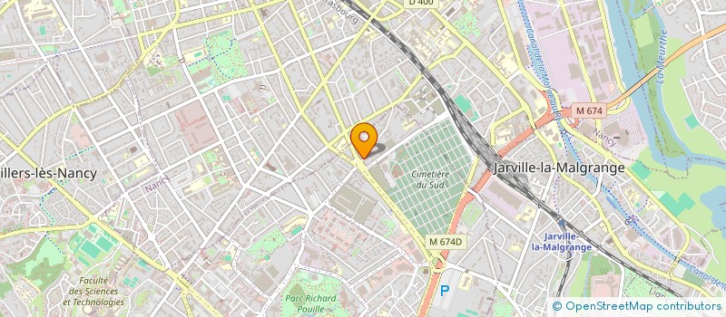 localisation de l'entreprise CHEZ CESS à VANDŒUVRE-LES-NANCY