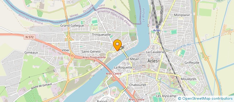 localisation de l'entreprise CHEZ CEZAR à ARLES