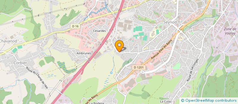 localisation de l'entreprise CHEZ CEZBAR à ANNECY