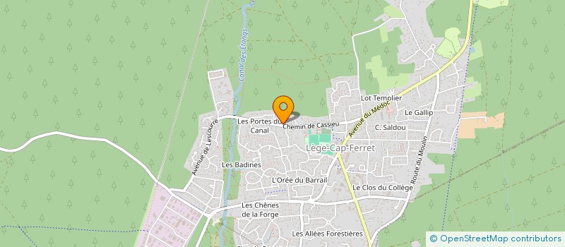 localisation de l'entreprise CHEZ CHACHA à LEGE-CAP-FERRET