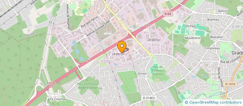 localisation de l'entreprise CHEZ CHARLES ET VALENTINE  CANEJAN