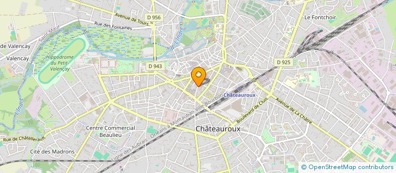 localisation de l'entreprise CHEZ CHARLY à CHATEAUROUX