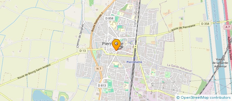 localisation de l'entreprise CHEZ CHEN à PIERRELATTE