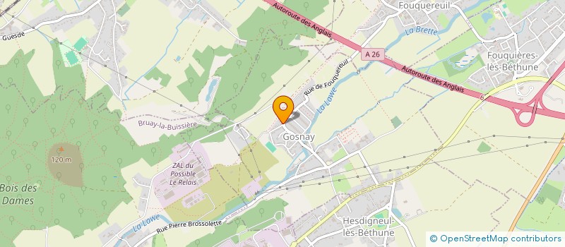 localisation de l'entreprise CHEZ CHRISTIAN  GOSNAY