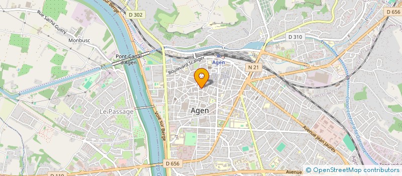 localisation de l'entreprise CHEZ CHRISTINE à AGEN