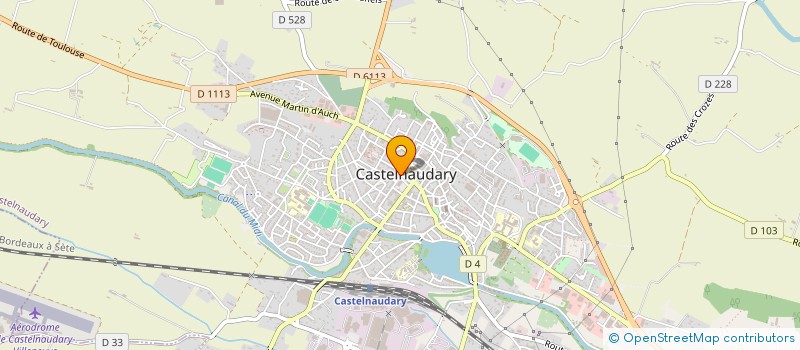 localisation de l'entreprise CHEZ CHRISTOPHE à CASTELNAUDARY