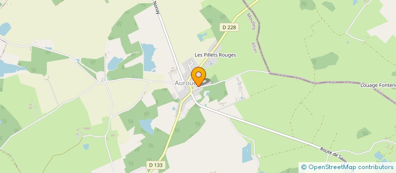 localisation de l'entreprise CHEZ CHRISTOPHE  AUROUER