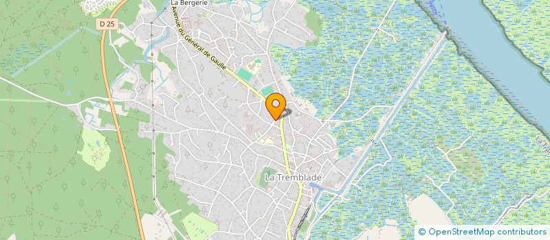 localisation de l'entreprise CHEZ CLAIRE  LA TREMBLADE