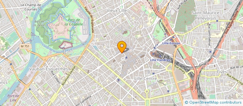 localisation de l'entreprise CHEZ CLAUDE à LILLE