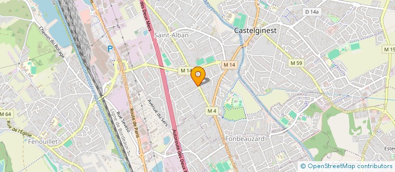 localisation de l'entreprise CHEZ CLAUDE  SAINT-ALBAN