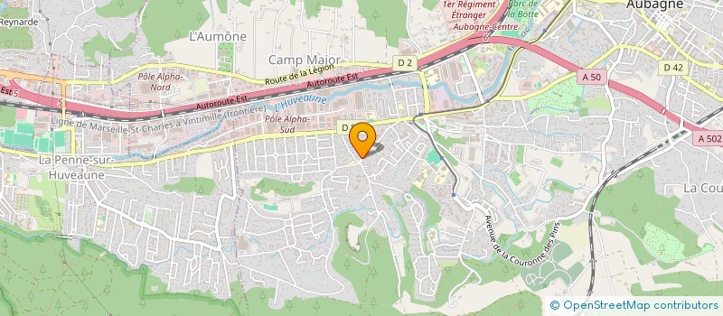 localisation de l'entreprise CHEZ CLEM  AUBAGNE