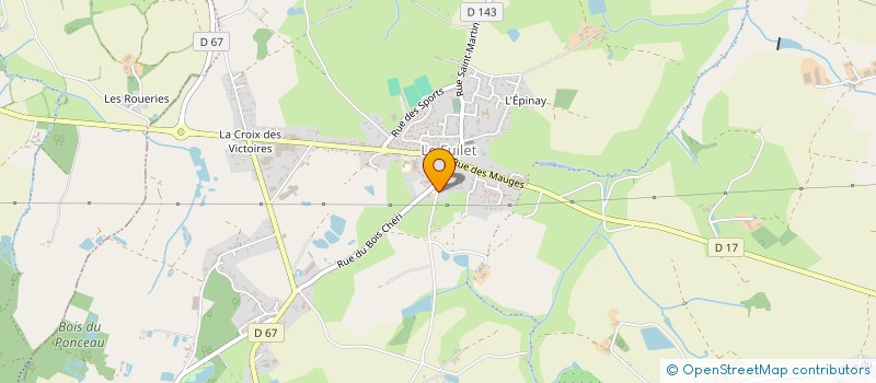 localisation de l'entreprise CHEZ CLYN à MONTREVAULT-SUR-EVRE