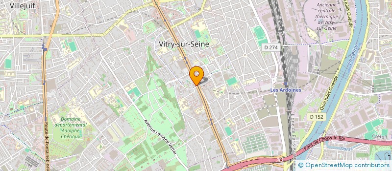 localisation de l'entreprise CHEZ COCO à VITRY-SUR-SEINE