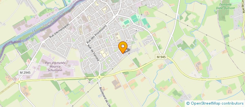 localisation de l'entreprise CHEZ COCO  COMINES