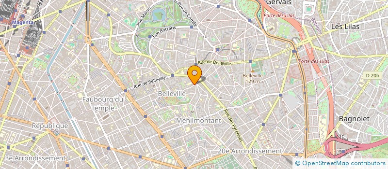 localisation de l'entreprise CHEZ COLETTE  PARIS