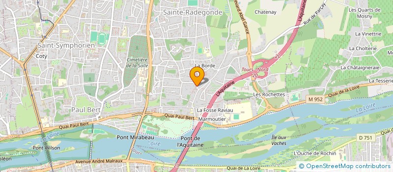localisation de l'entreprise CHEZ COLETTE  TOURS