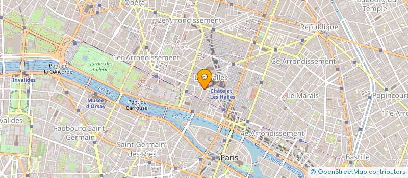 localisation de l'entreprise CHEZ COME à PARIS