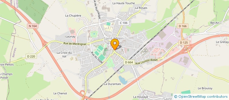 localisation de l'entreprise CHEZ COUPU à SAINT-MEEN-LE-GRAND