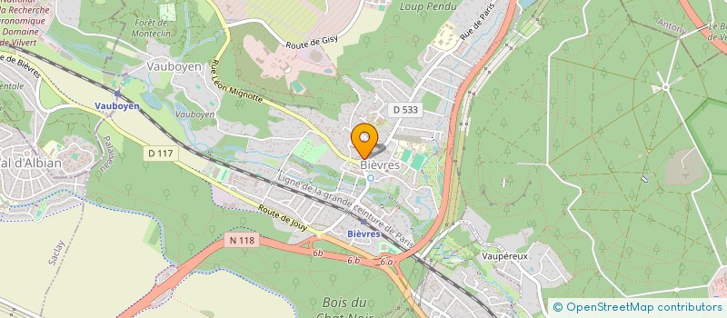 localisation de l'entreprise CHEZ COUSIN à BIEVRES