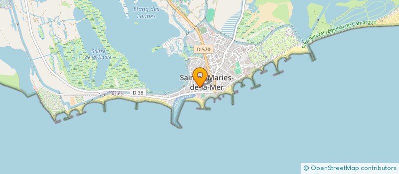 localisation de l'entreprise CHEZ CRIS ET CARO  SAINTES-MARIES-DE-LA-MER