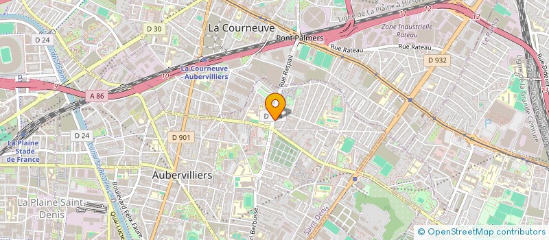 localisation de l'entreprise CHEZ CROUSTI POULET  AUBERVILLIERS