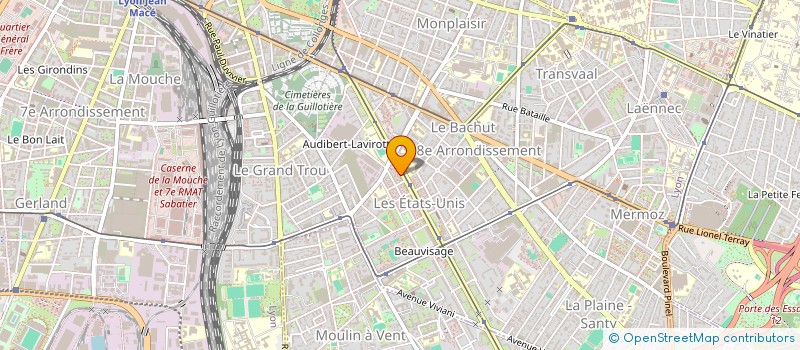 localisation de l'entreprise CHEZ CY  LYON