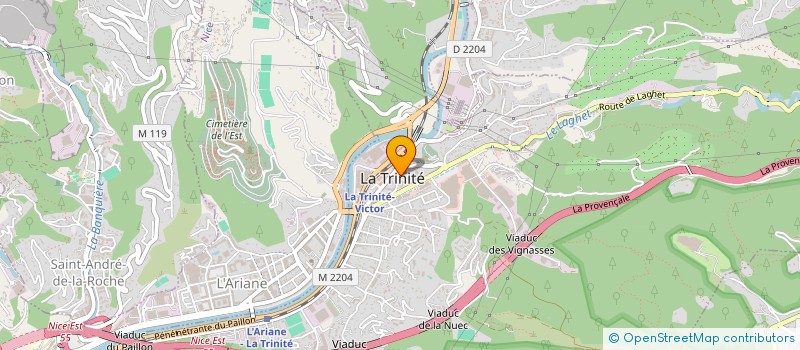 localisation de l'entreprise CHEZ DADOU à LA TRINITE