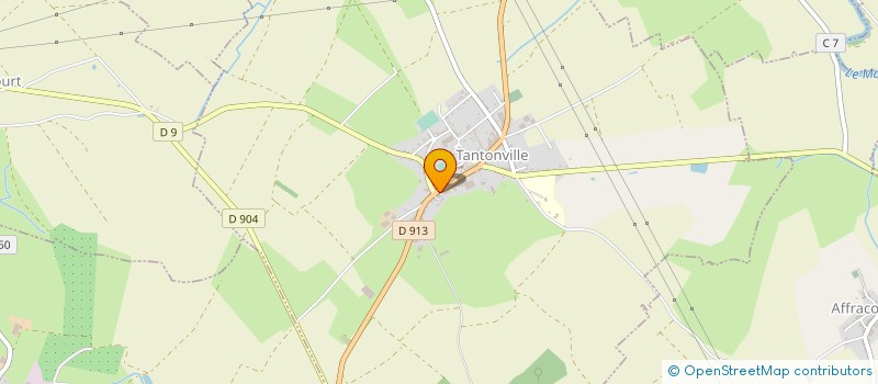 localisation de l'entreprise CHEZ DAMIEN ET AUDREY  TANTONVILLE