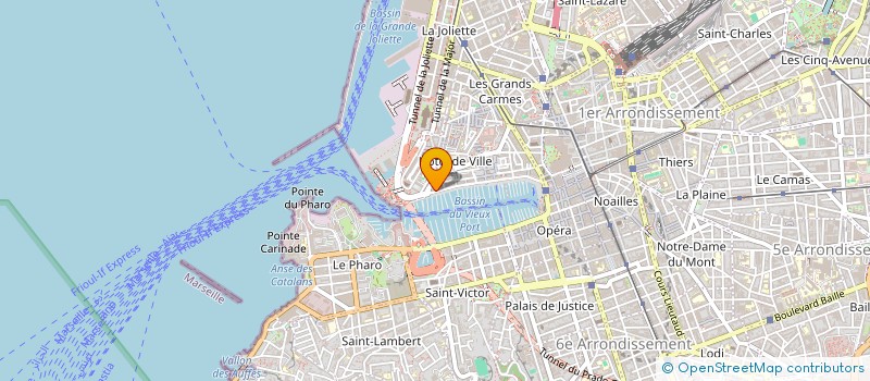 localisation de l'entreprise CHEZ DANI à MARSEILLE