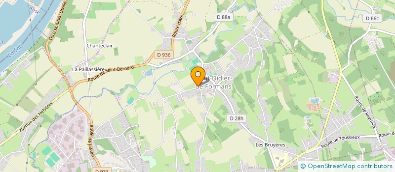 localisation de l'entreprise CHEZ DANY  SAINT-DIDIER-DE-FORMANS