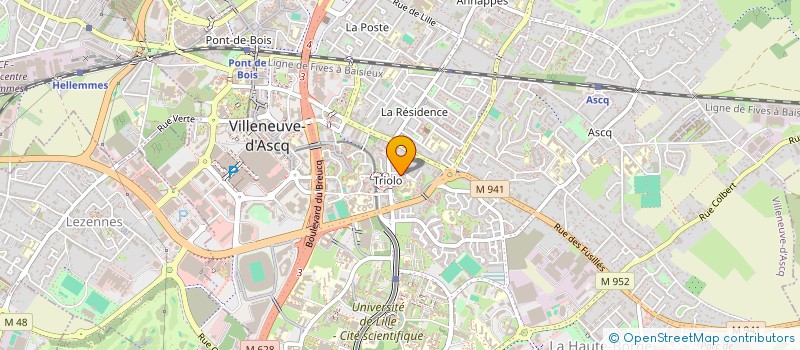 localisation de l'entreprise CHEZ DARKOUM  VILLENEUVE-D'ASCQ
