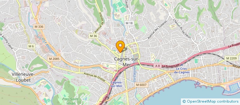 localisation de l'entreprise CHEZ DAVID à CAGNES-SUR-MER