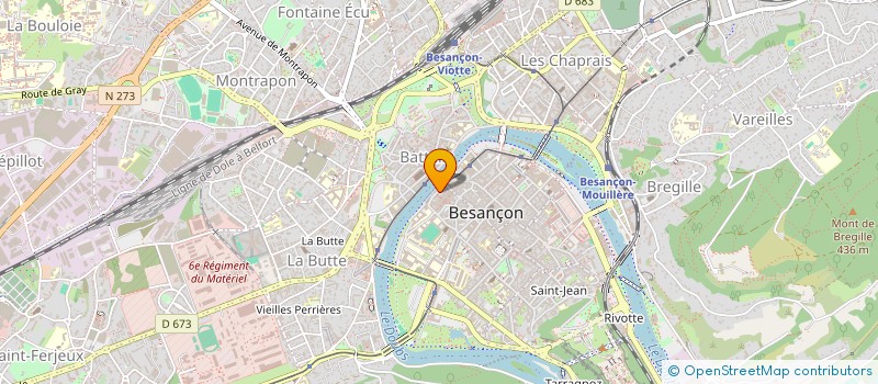 localisation de l'entreprise CHEZ DAVY à BESANCON