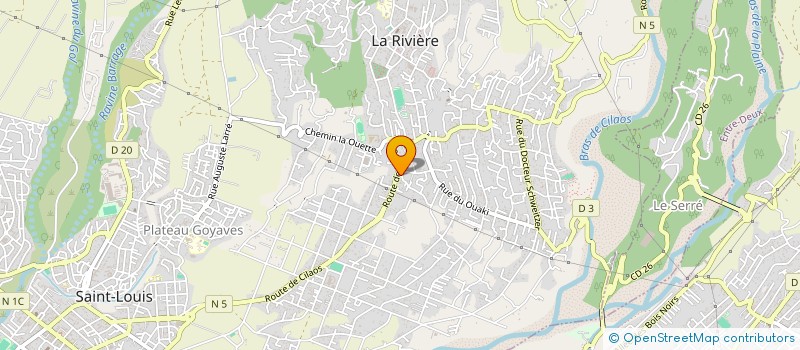 localisation de l'entreprise CHEZ DEDE à SAINT-LOUIS