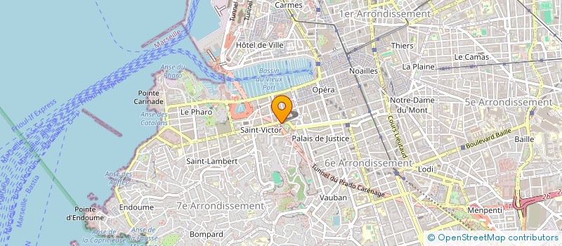 localisation de l'entreprise CHEZ DEDE à MARSEILLE
