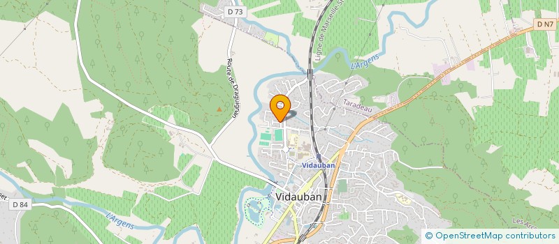 localisation de l'entreprise CHEZ DENIS & BABOU  VIDAUBAN