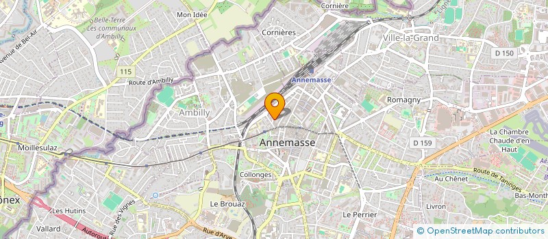 localisation de l'entreprise CHEZ DESIREE  ANNEMASSE