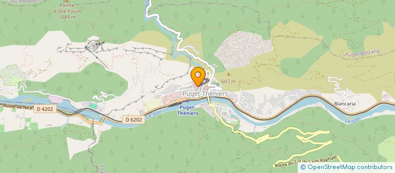 localisation de l'entreprise CHEZ DIDIER  PUGET-THENIERS