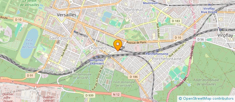localisation de l'entreprise CHEZ DJAMEL ET WIDADE à VERSAILLES