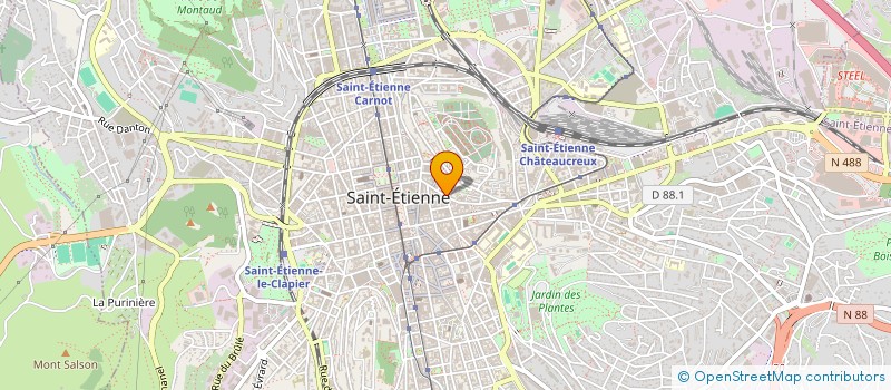 localisation de l'entreprise CHEZ DJEMBE  SAINT-ETIENNE