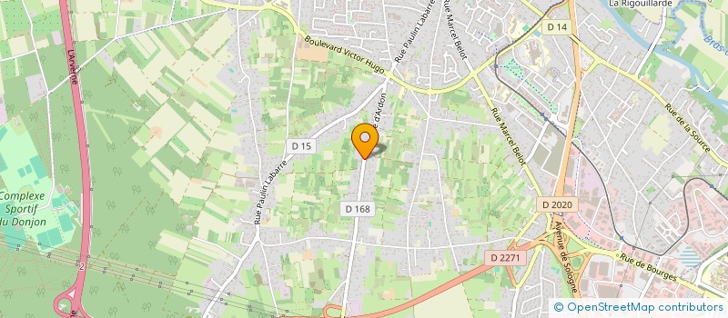 localisation de l'entreprise CHEZ DOM à OLIVET