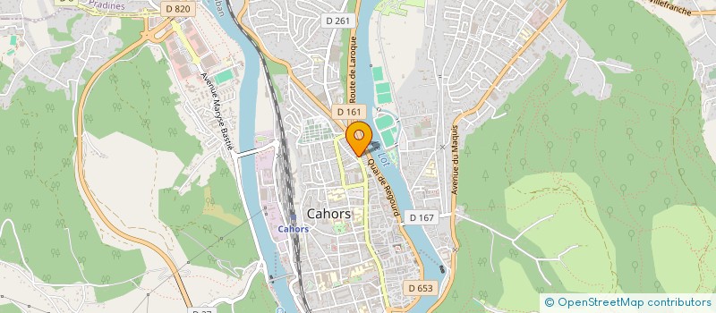 localisation de l'entreprise CHEZ DOM  CAHORS