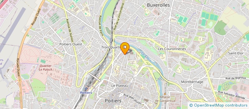 localisation de l'entreprise CHEZ DOMINIQUE  POITIERS