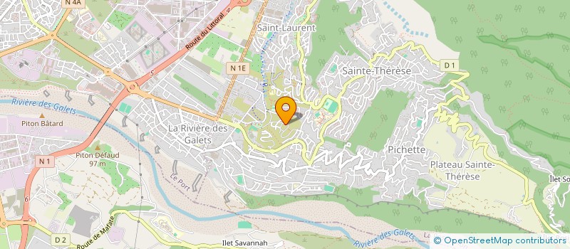 localisation de l'entreprise CHEZ DOUDOU GATE  LA POSSESSION